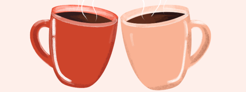 Vieni a bere un caffè da noi