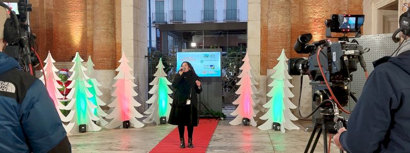 Nello Studio Televisivo di TVA