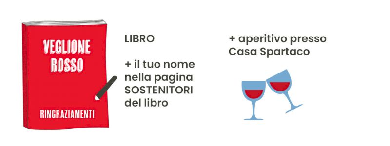 Ritiro copia del libro + ringraziamento + aperitivo