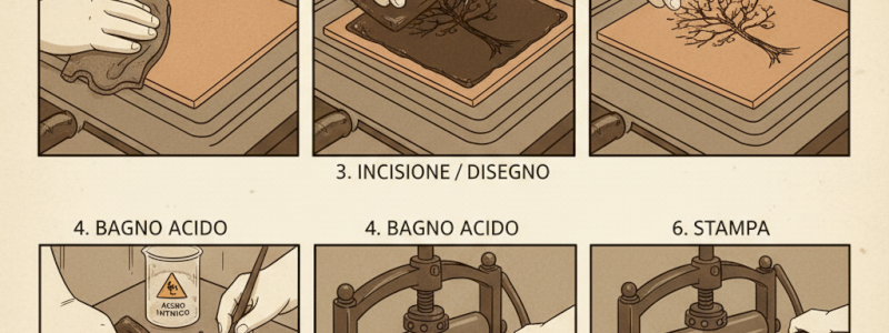 2 Acquaforte dello scultore di Barlassina Claudio Borghi