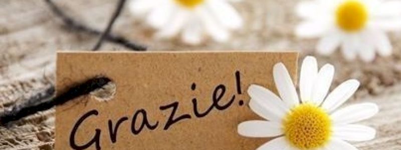 un ringraziamento speciale per te!