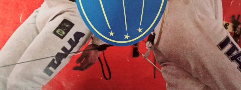 LOGO su pagina di ringraziamento dell'ALBUM DELLE FIGURINE - FENCING DIFFERENT 2026