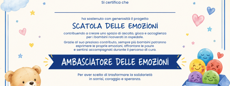Ambasciatore delle emozioni