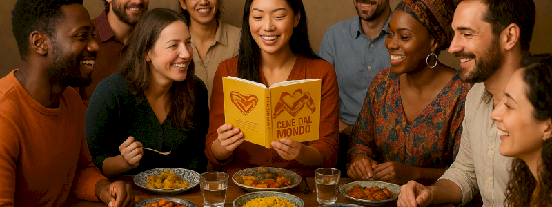 Invito per due a una cena interculturale a scelta + ringraziamento interculturale