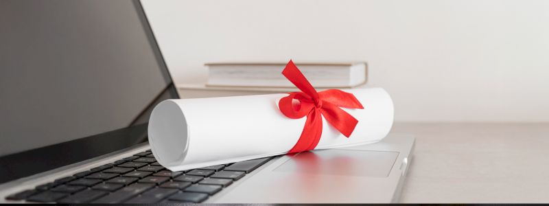 Certificato di gratitudine con il tuo nome