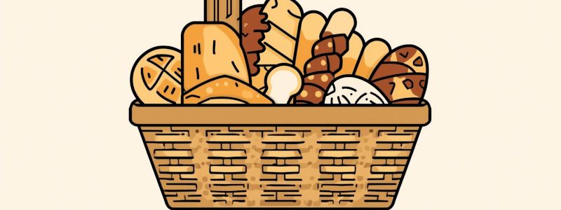 Kit cesto per pane e presine