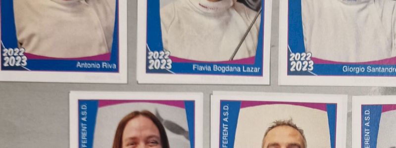 FIGURINA su album 2026 di Fencing Different a.s.d.
