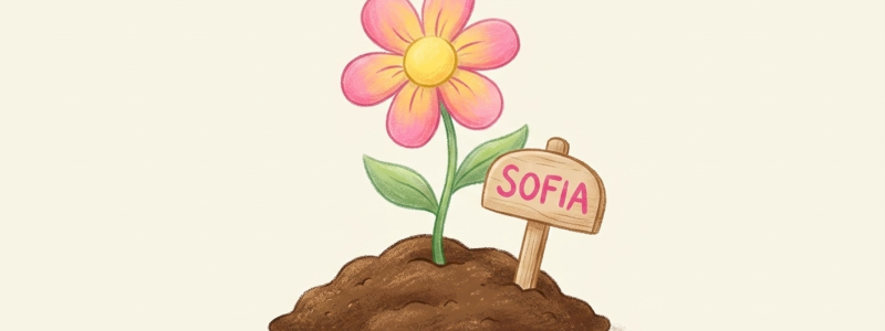 Un fiore per il giardino