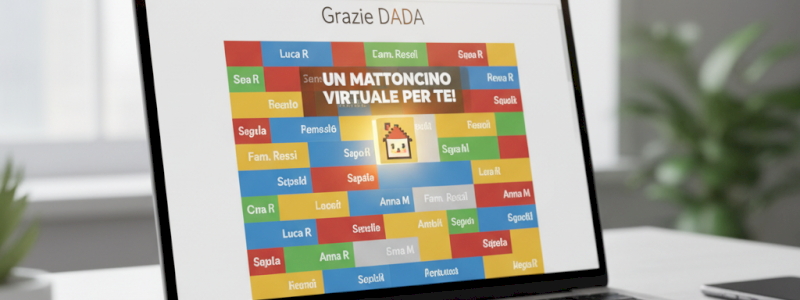 €25 UN MATTONCINO VIRTUALE SUL NOSTRO SITO