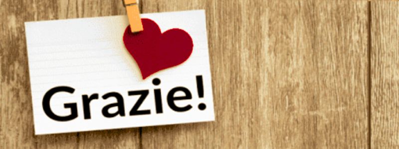 Un grazie… sui social!