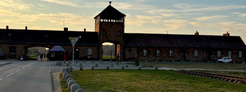 Fotografia scattata ad Auschwitz-Birkenau