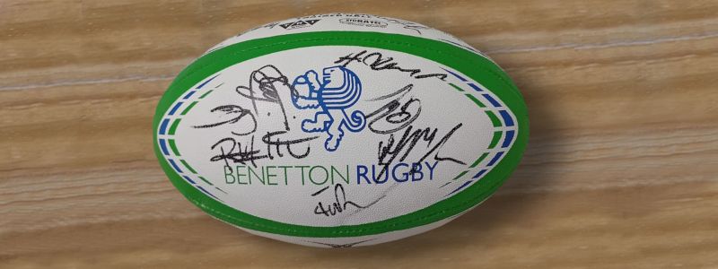 La palla ovale firmata dai Leoni del Benetton Rugby