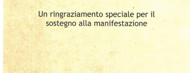 Pergamena di ringraziamento