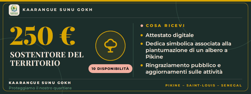 Sostenitore del territorio