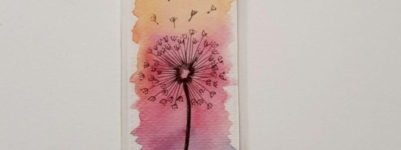 UN SEGNALIBRO CON DEDICA + POESIA DIGITALE - A BOOKMARK WITH A DEDICATION + DIGITAL POEM