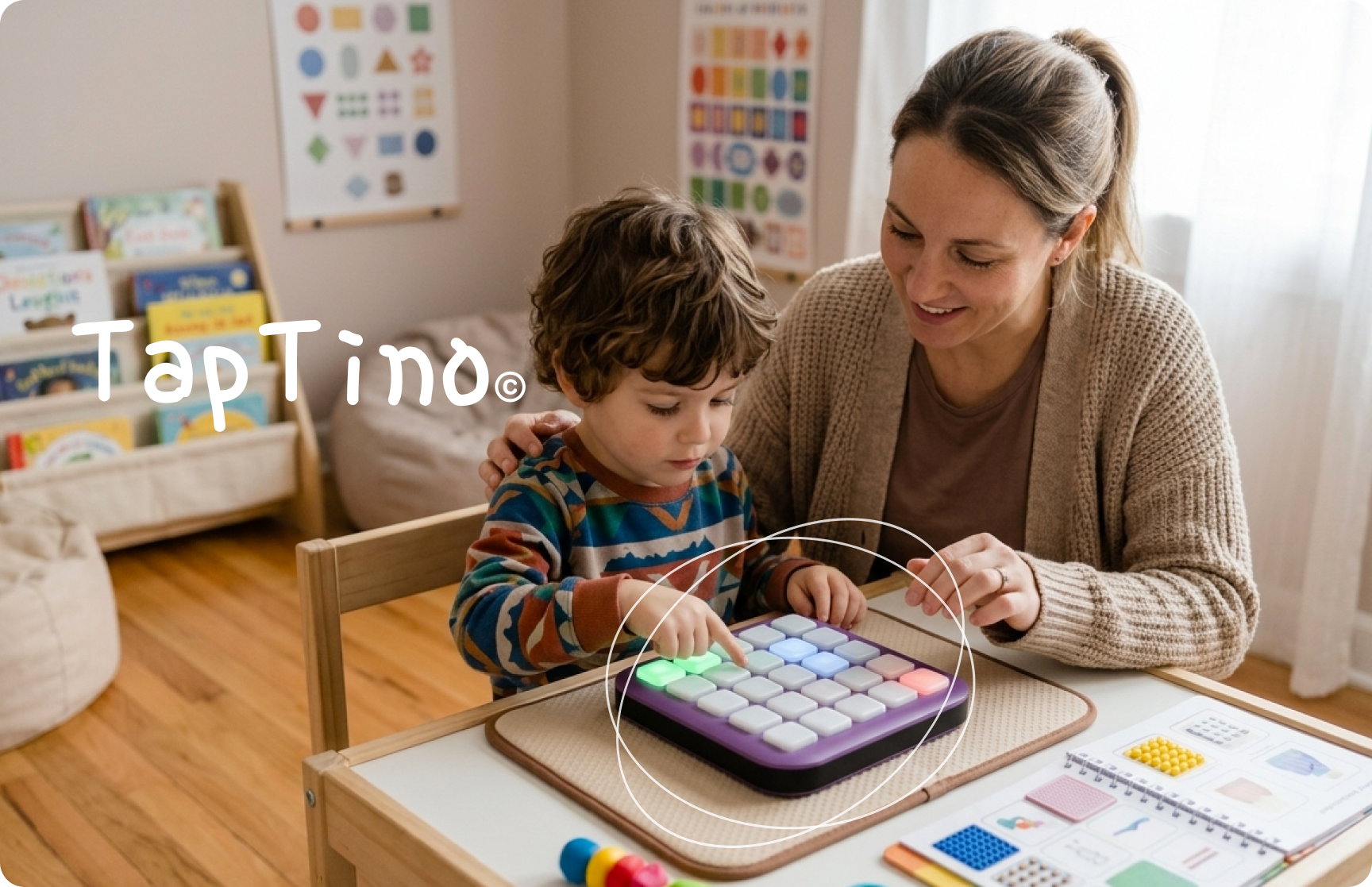 TapTino: un gioco di luci e tatto per aiutare i bambini con ADHD